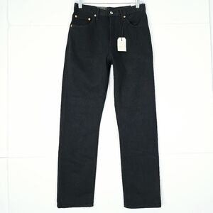 NWT Levi's 501 Premium Straight Jeans Black Size 26